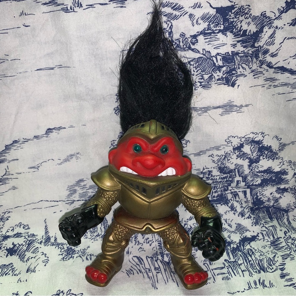 1992 Hasbro Battle Trolls Sir Trollahad  Action Figure 4.5"